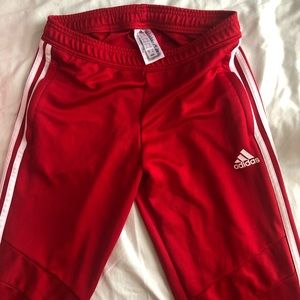 Red Adidas Soccer Pants